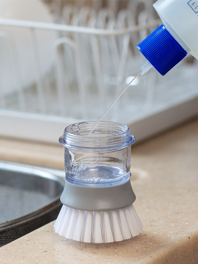 Cepillo Dispensador De Jabon De Cocina