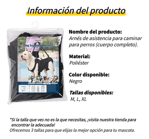 Andadera Para Perro - Rehabilitación Postoperatoria Talla Xl